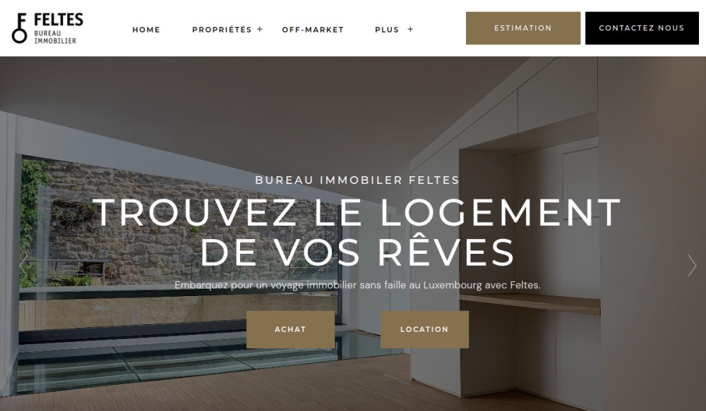 Bureau Immobilier Feltes, Real Estate Web-App