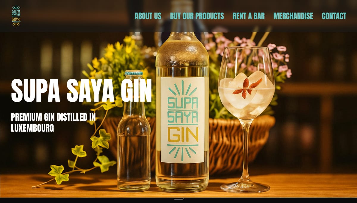 Supa Saya Gin, Spirits Brand